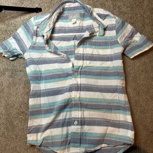 Children’s Place Boys Striped Short Sleeve Button-up Polo